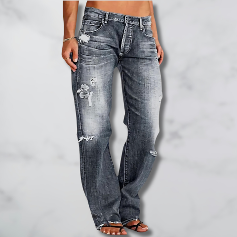 Elodie™ | Jeans Fatti a Mano da Donna