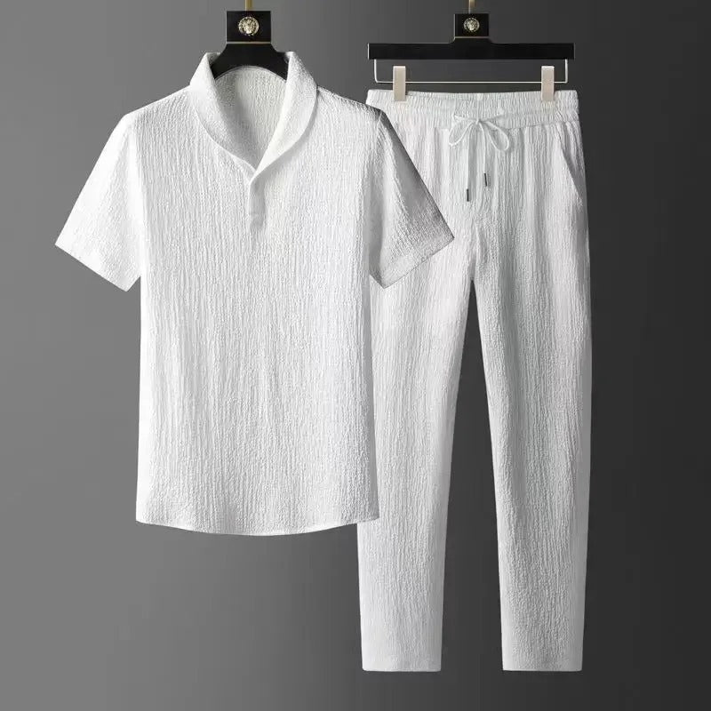 Jake™ | Set Camicia e Pantaloni Eleganti da Uomo