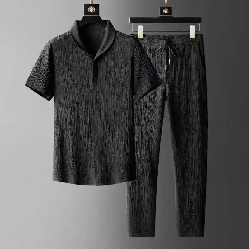 Jake™ | Set Camicia e Pantaloni Eleganti da Uomo