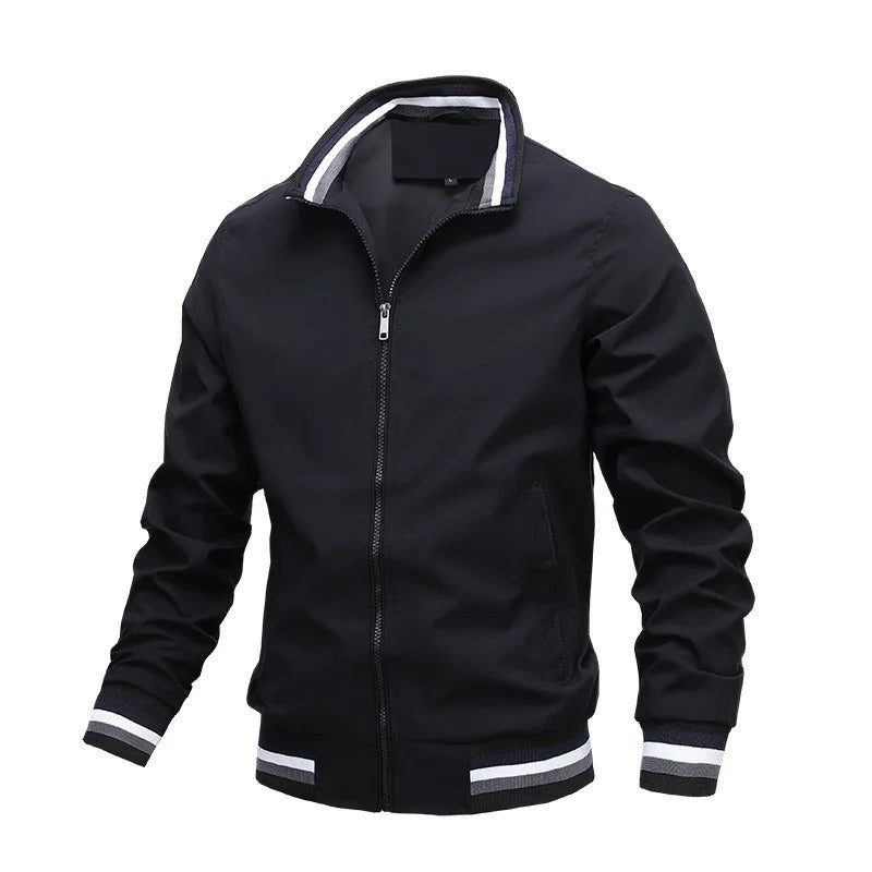 Dave™ | Giacca Estiva Con Dettagli a Righe