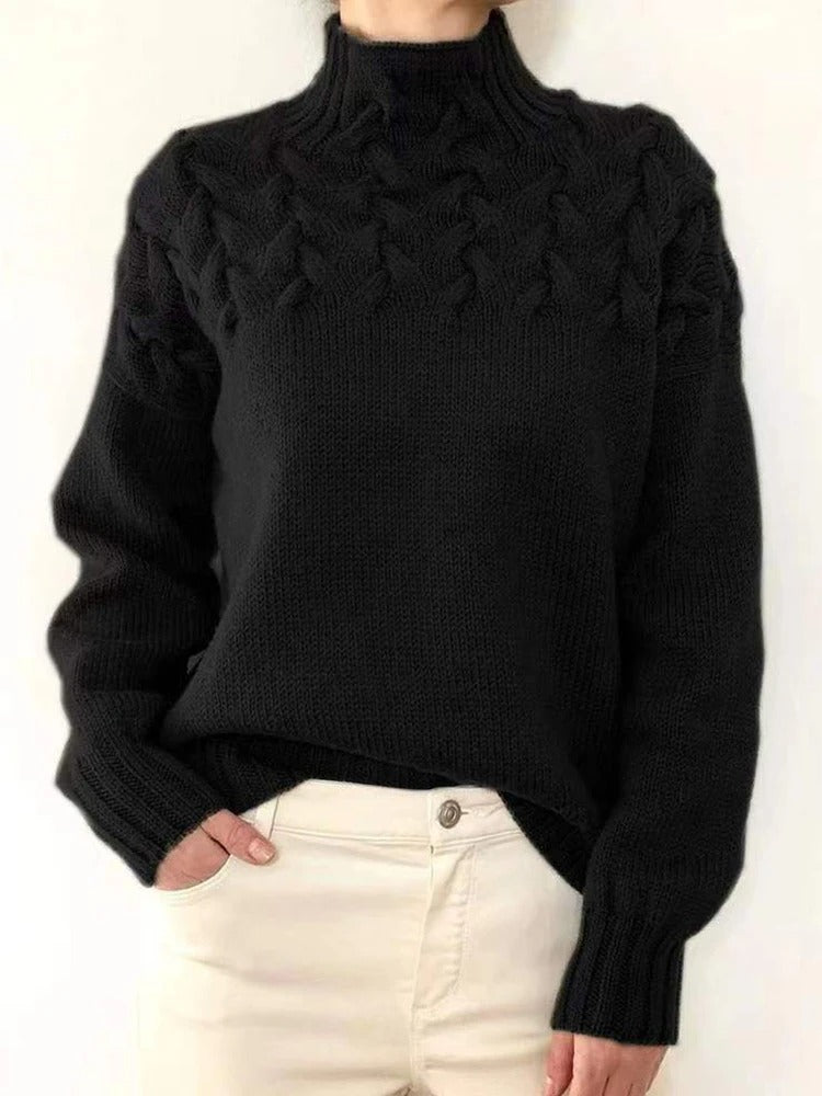 Cindy™ | Maglione con Collo Alto