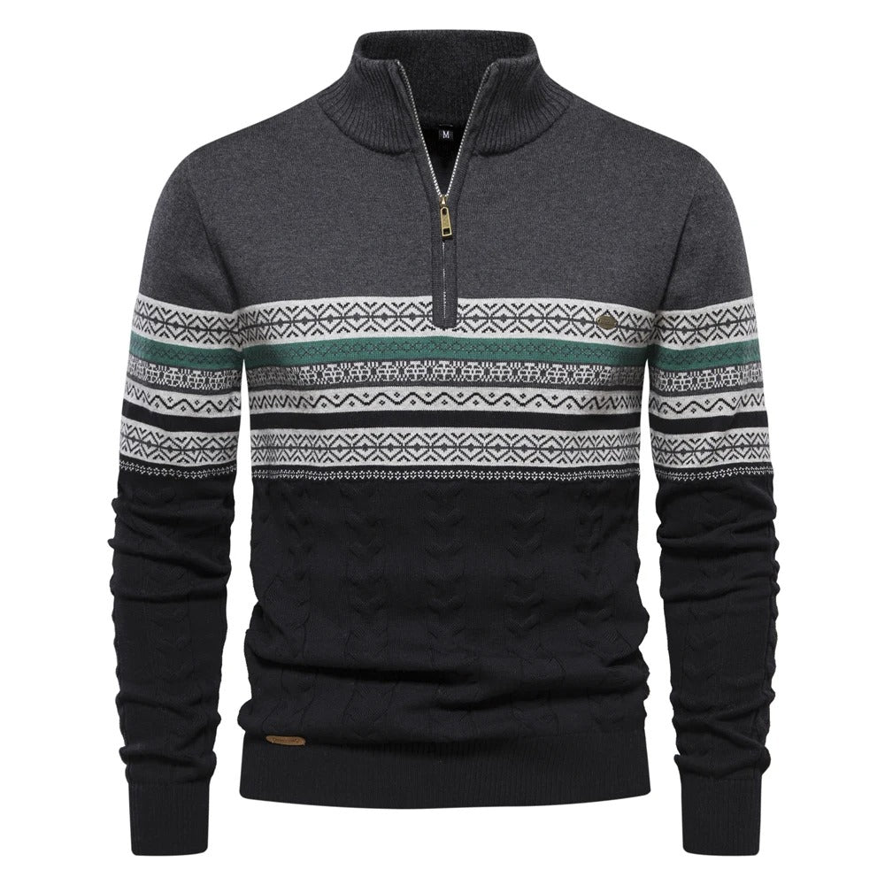 Oliver™ | Maglione a Collo Alto con Zip