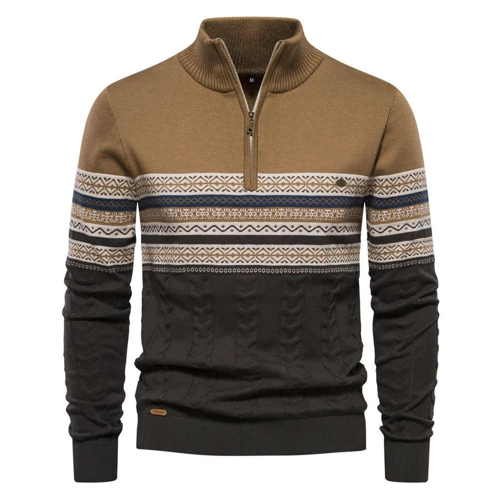 Oliver™ | Maglione a Collo Alto con Zip