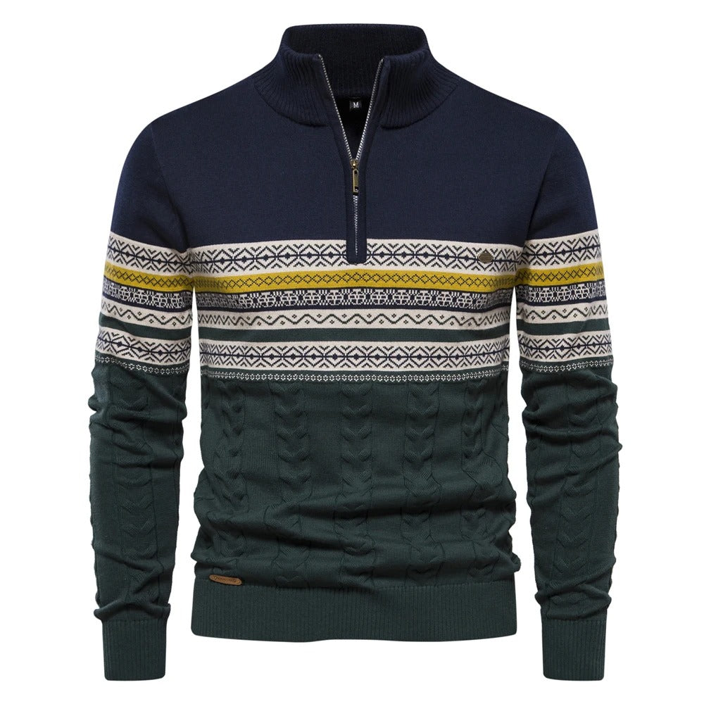 Oliver™ | Maglione a Collo Alto con Zip