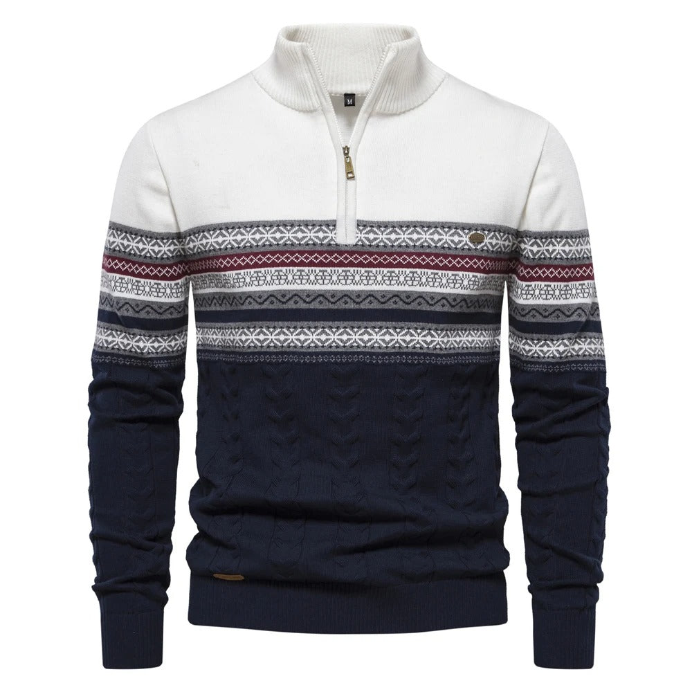 Oliver™ | Maglione a Collo Alto con Zip